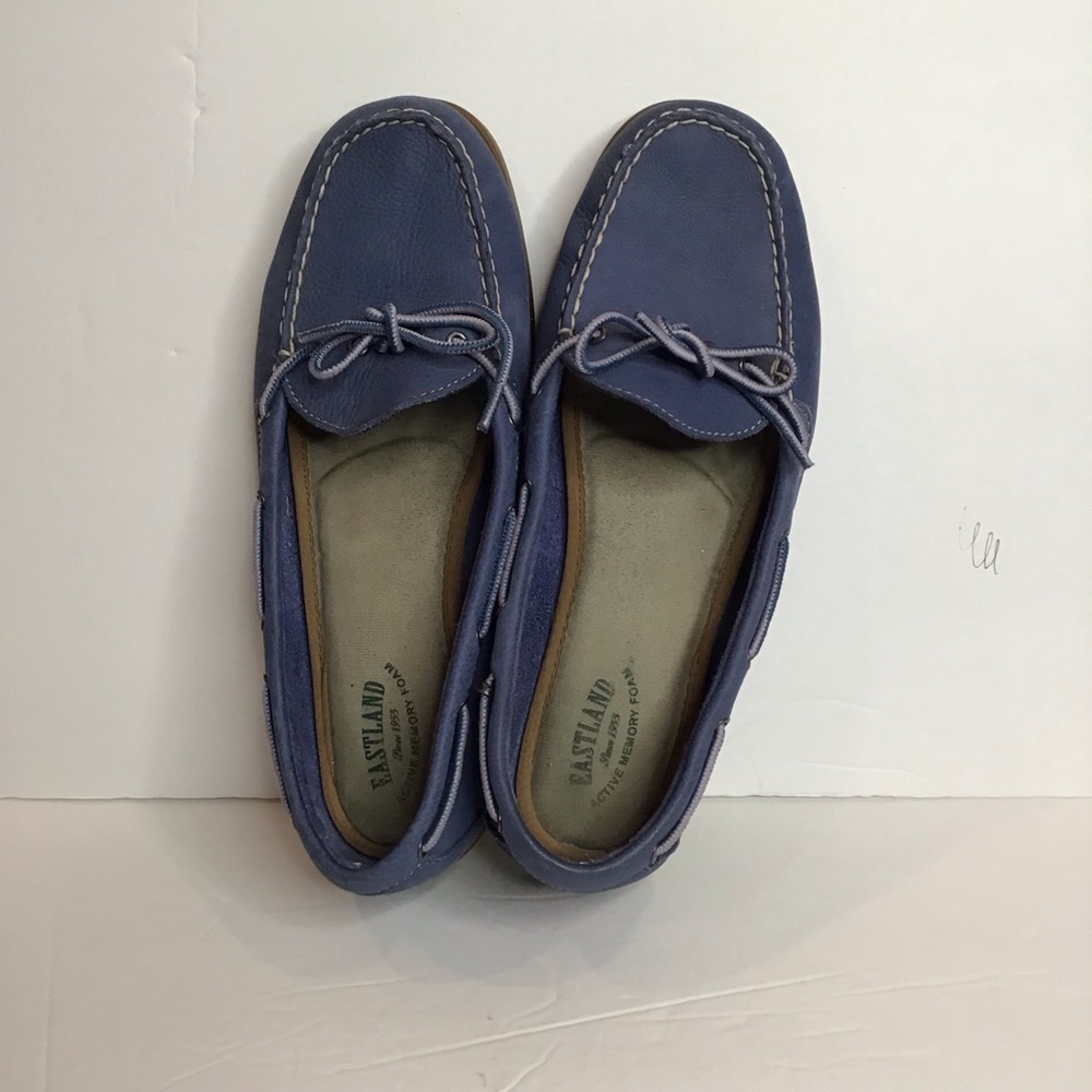 Eastland Yarmouth Blue Leather Boat Shoes